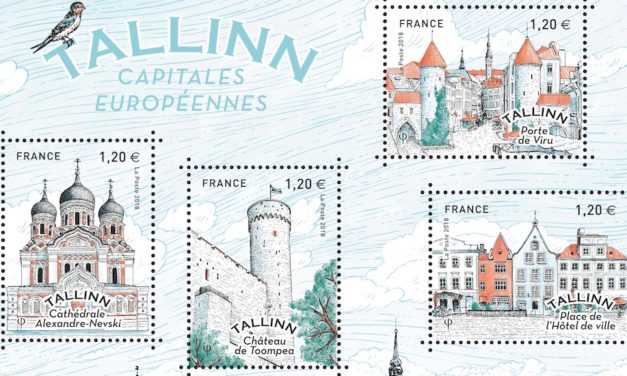 Une série de timbres français sur Tallinn