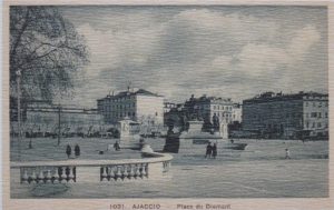 Ajaccio . Carte postale ancienne.