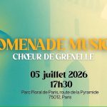 Promenade musicale par le chœur de Grenelle, le 5 juillet à Paris