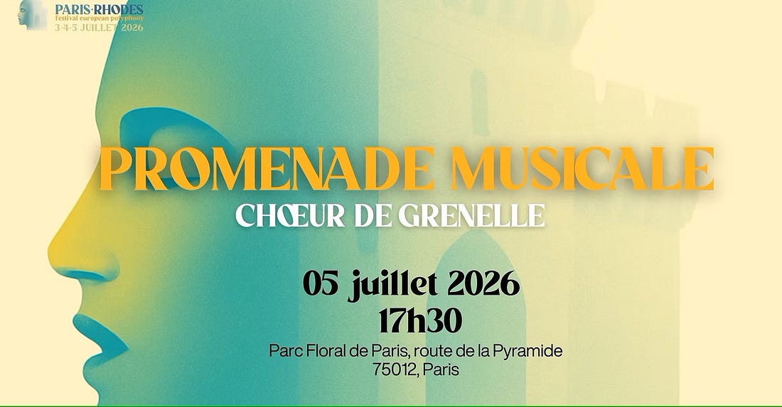 Promenade musicale par le chœur de Grenelle, le 5 juillet à Paris